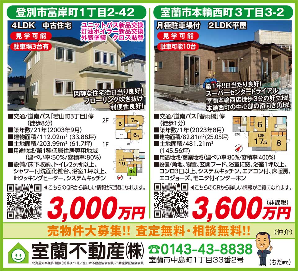 室蘭不動産㈱
