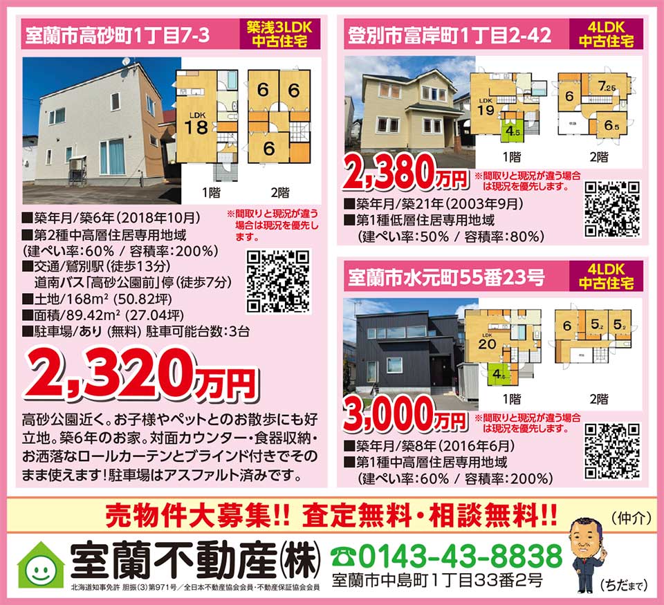 室蘭不動産㈱