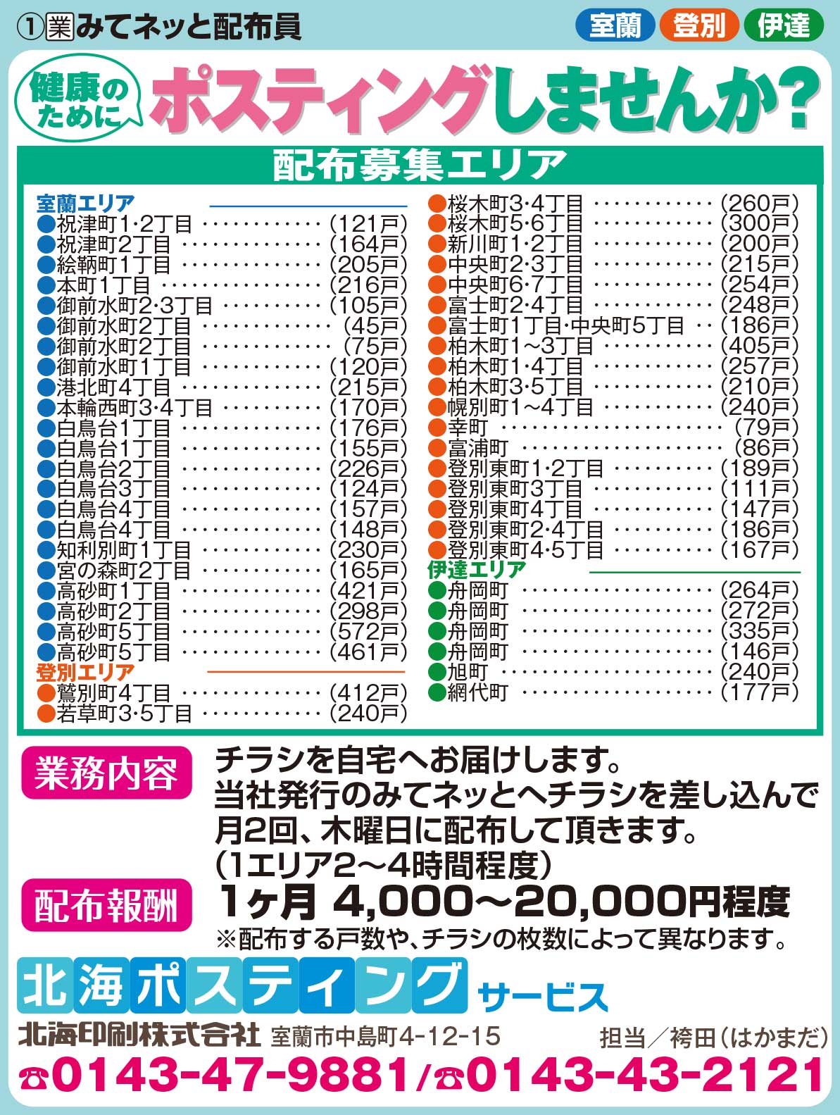 北海ポスティングサービス