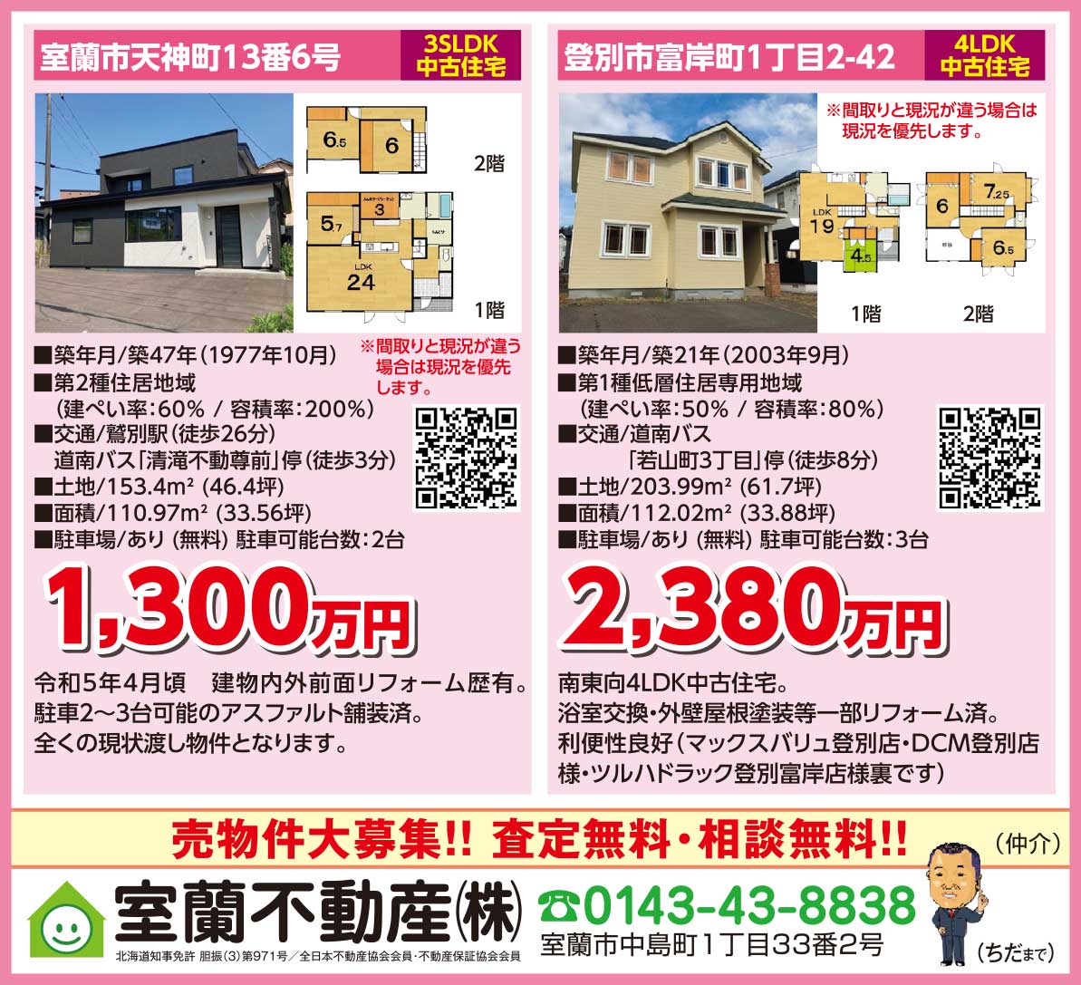室蘭不動産㈱