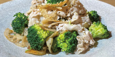 パリッと蓮根と豚しゃぶ肉のごちそうサラダ☆