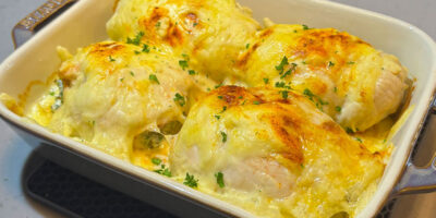 鶏むね肉のパセリチーズdeオーブン焼き☆