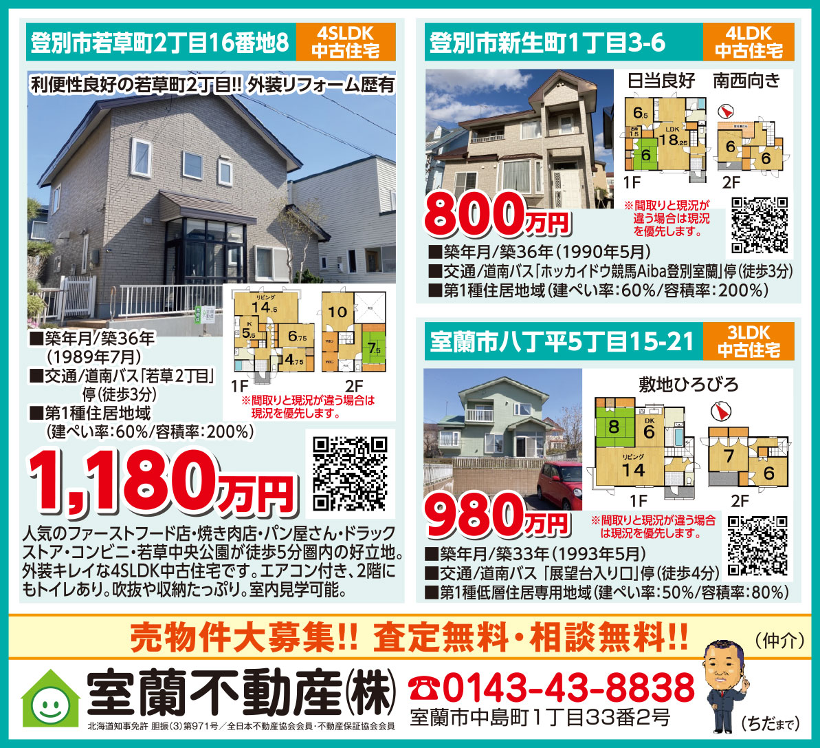 室蘭不動産㈱