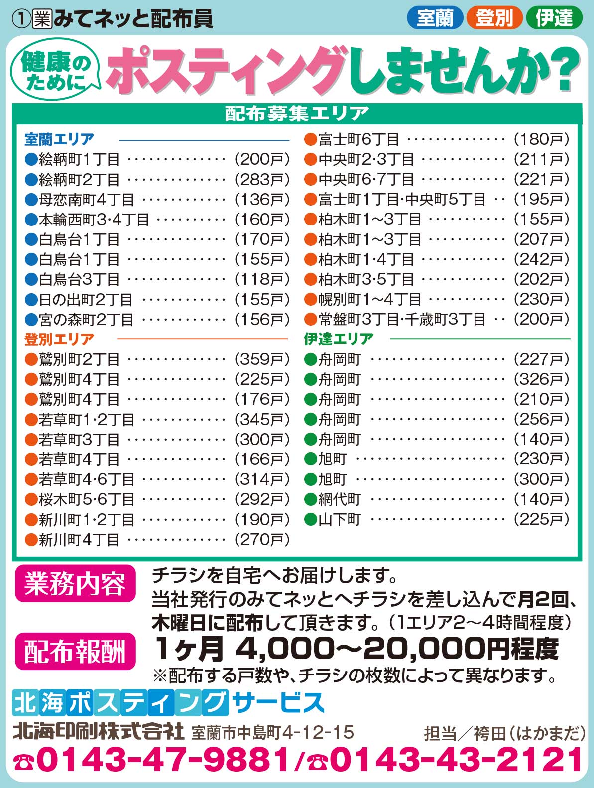 北海ポスティングサービス