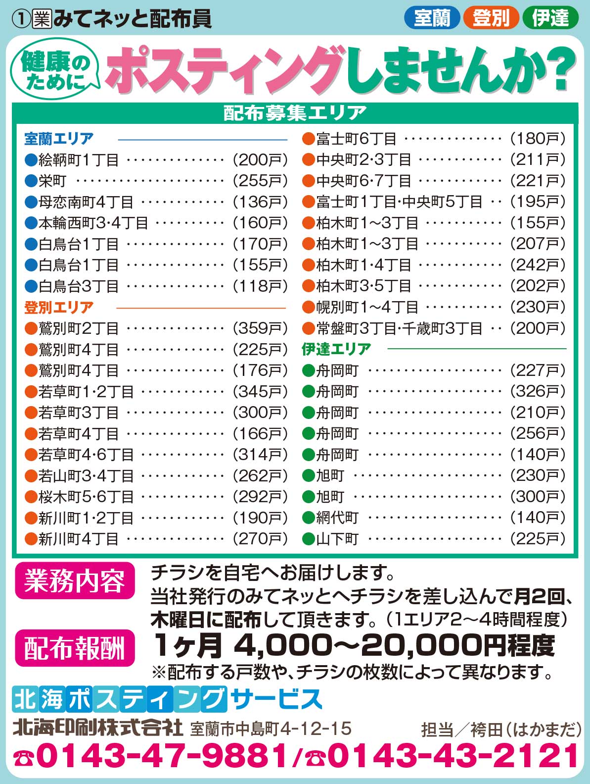 北海ポスティングサービス