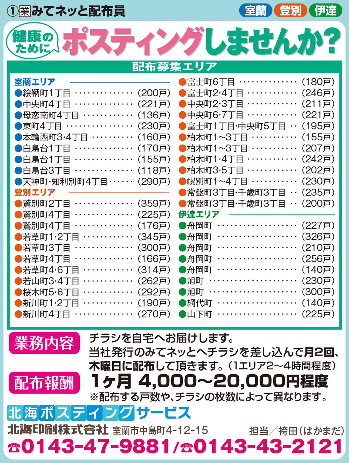 北海ポスティングサービス